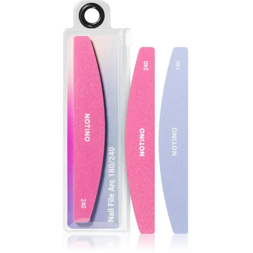 Notino Nail Tools Nail File Arc 180/240 klasična pilica za nohte z dvema grobostma 180/240 1 kos