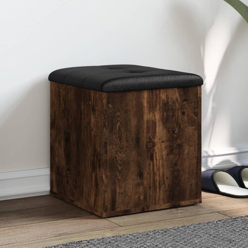 vidaXL Klupa za pohranu boja hrasta 42x42x45 cm od konstruiranog drva Cijene