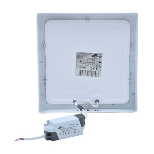 Mitea Lighting M18NK 18W 4000K beli nadgradni kvadratni led panel Slike
