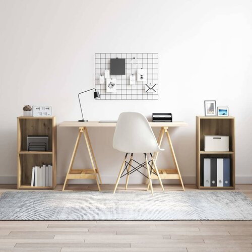 Set TV komoda Zidne 2 pcs Umjetnički hrast 37 x 35 x 72 cm Cijene