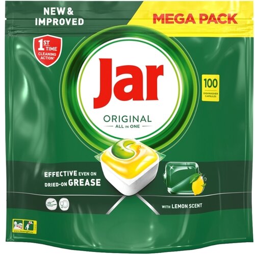 Jar tablete za pranje posuđa lemon 100 kapsula / XXL Cijene