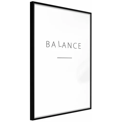  Poster - Seek a Balance 20x30