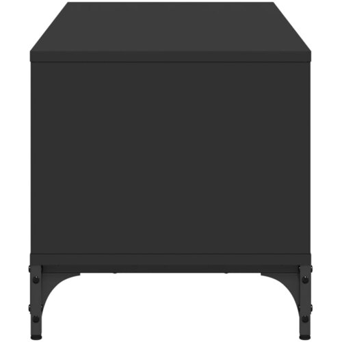  ormarić crni 102x40x41 cm konstruirano drvo i čelik Slike