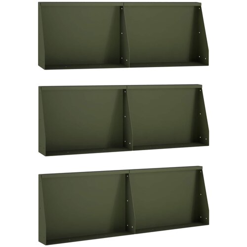  Zid za zadržavanje 6 kom. 60 x 12 x 30 cm Čelik Cijene