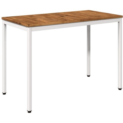 vidaXL Stol za večeru u vrtu Prirodna i bijela 108 5 x 55 x 75 cm - Prirodna i bijela 108 5 x 55 x 75 cm Cijene