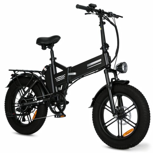 EGGKING EGGKIN E20 zložljivo električno kolo, 20" fat kolo, 48V 15Ah baterija, črno, (5000255682) Cene