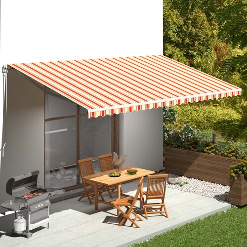 vidaXL Nadomestno blago za tendo rumeno in oranžno 6x3,5 m Cene