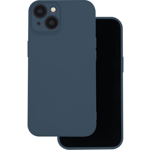 Onasi Silikonski ovitek za Samsung Galaxy S25 FE - mat liquid - moder Slike