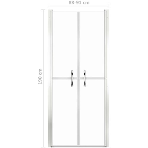  Vrata za tu&amp;scaron;-kabinu prozirna ESG 91 x 190 cm Slike