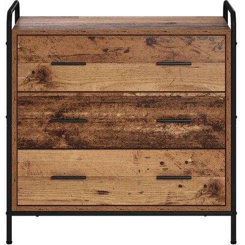  Ormar s ladicama Staro drvo 70 x 39 5 x 71 cm Konstruirano drvo - Staro drvo Slike