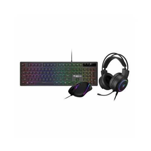 Gamdias Tastatura + miš + Slušalice Poseidon E2 žičani Cene