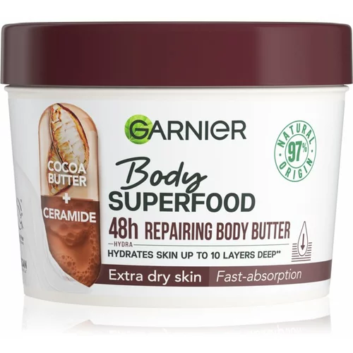 Garnier Body SuperFood hranjivi maslac za tijelo s kakaom 380 ml