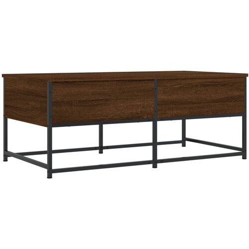  Stolić za kavu smeđa boja hrasta 100x51x40 cm konstruirano drvo Slike