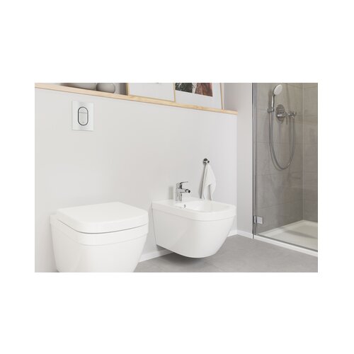 Grohe 39703000 Euro Ceramic viseča brezrobna WC &amp;scaron;koljka z WC desko s počasnim zapiranjem Slike