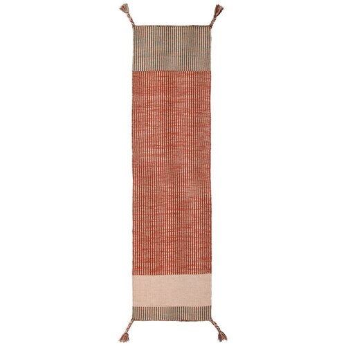 Flair Rugs narančasta vunena staza Anu, 60 x 200 cm Slike