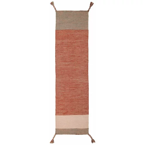 Flair Rugs narančasta vunena staza Anu, 60 x 200 cm