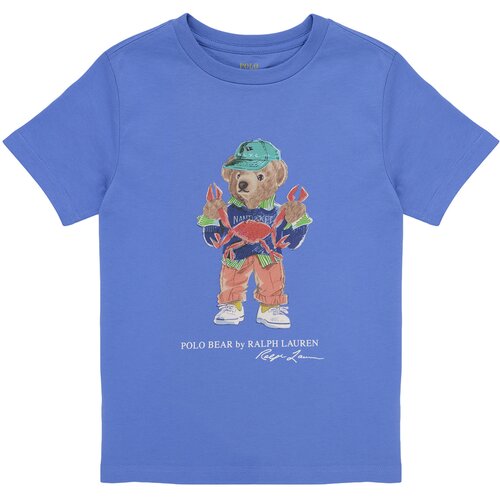 Polo Ralph Lauren Majice s kratkimi rokavi SS CN-KNIT SHIRTS-T-SHIRT Modra Slike
