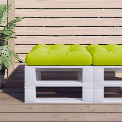 Jastuk za sofu od paleta jarko zeleni 58 x 58 x 10 cm
