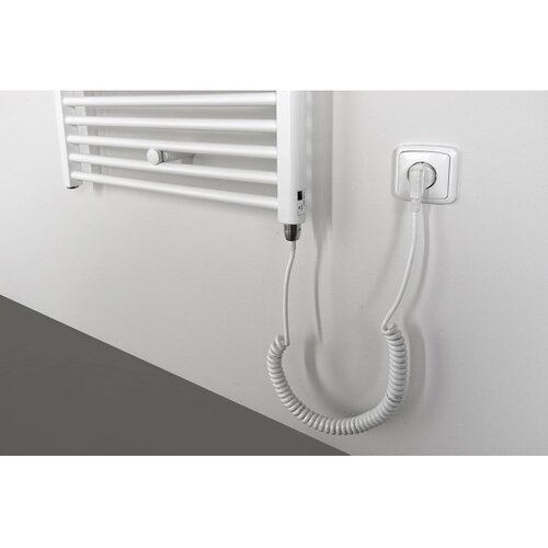 Aqualine električni kupatilski radijator direct-e 600W 132x60 cm bela Slike
