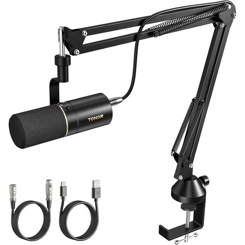 TONOR dinamični USB/XLR mikrofon z roko Slike
