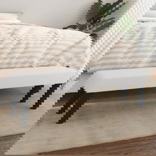 vidaXL Klop bel 100x30x30 cm umetno usnje Cene