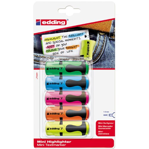Edding Mini signiri markeri E-7 u blisteru 1/5 (08SG07Q5) Cene