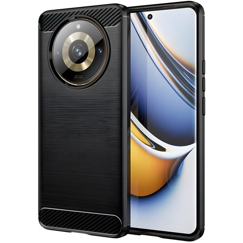 IZMAEL.eu Futrola Carbon Shield TPU za Realme 11 Pro/11 Pro Plus - Crna Cene