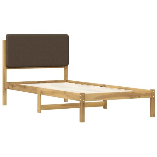  Krevetni okvir s tapiciranim uzglavljem Bijelo isprana i taupe - Bijelo isprana i taupe 80 x 200 cm Slike