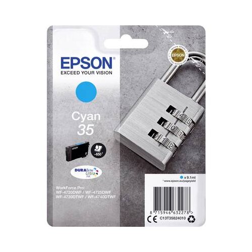 Epson Padlock C13T35824010 spremnik s tintom 1 kom Original Standardni prinos Plavo Cijene