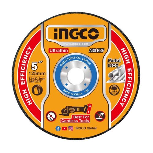 INGCO TOOLS Ploča rezna set 25/1 za metal-inox fi125x1mm MCD1012525 Cijene