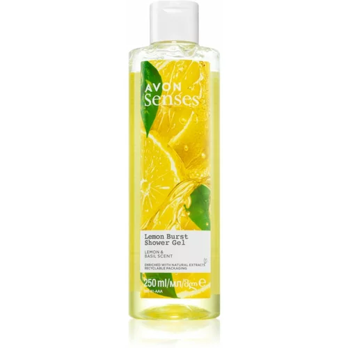 Avon Senses Lemon Burst osvježavajući gel za tuširanje 250 ml