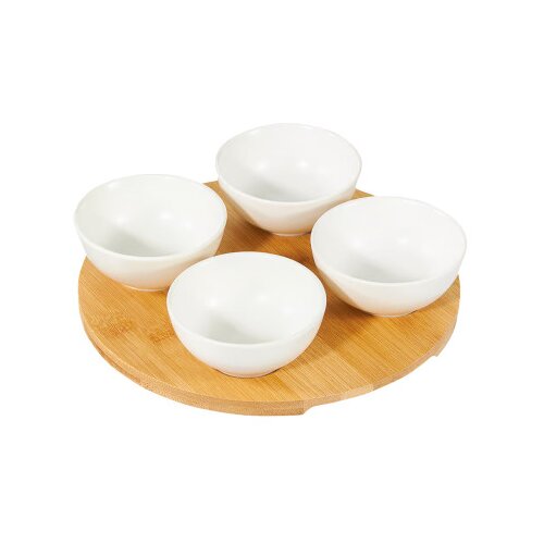 AMBITION Zdjela za salatu sa postoljem set 5/1 porcelan 44007 Cijene
