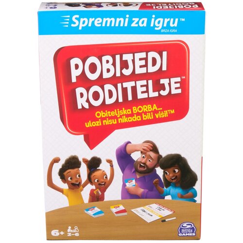 Spin Master Družabna igra Otroci proti star&amp;scaron;em žepna verzija Slike