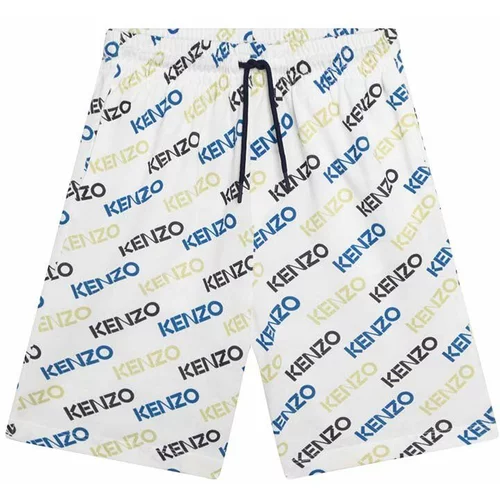 Kenzo Kids Dječje pamučne kratke hlače boja: bijela