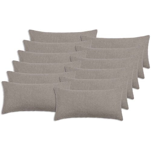  Presvlaka za jastuk 12 pcs HEERLEN Svjetlosiva 40 x 80 cm Cene