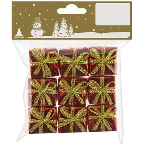  ukrasi za božićno drvce (crvena, plastika, 9 kom.) Cijene