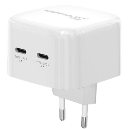 Konfulon C83Q kućni punjač 2 x USB-C 36W, Beli Cene
