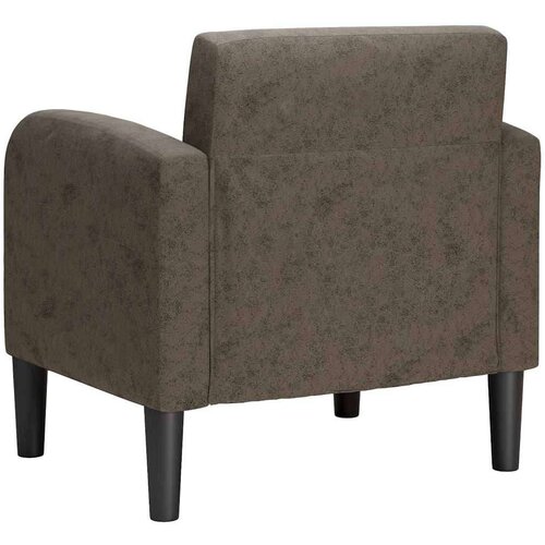 SOFA fotelja s naslonima za ruke tamnosiva 54 cm umjetna koža Slike