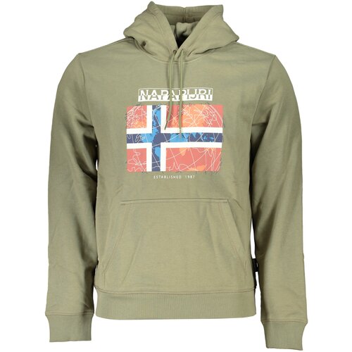 Napapijri GREEN MEN&#39;S ZIPLESS SWEATSHIRT Cene