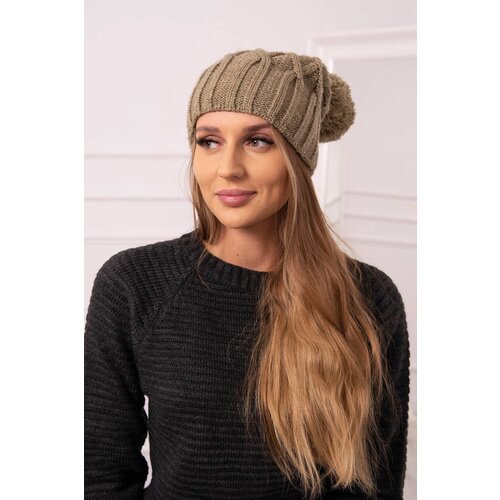 Kesi marka niezdefiniowana Cap with fleece Milano K203 khaki Slike