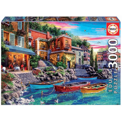Educa Puzzle Sunset in Como - 3000 kosov (EDU19052), (21215571) Cene