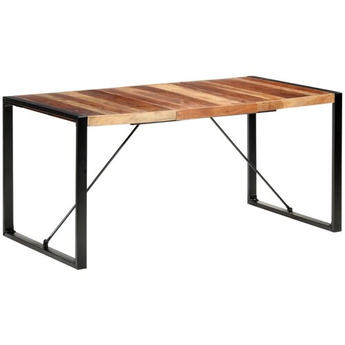  Blagovaonski stol 160 x 80 x 75 cm od masivnog drva i šišama Cene