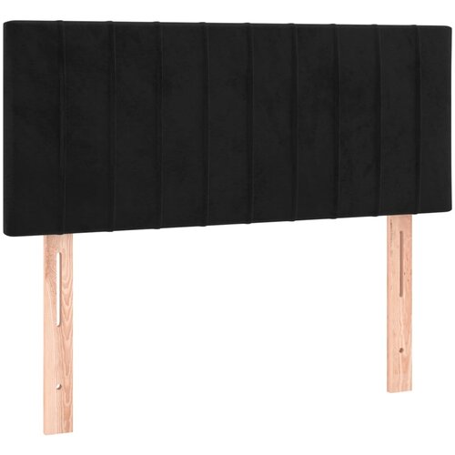 Maison Chic posteljno vzglavje - vzglavna omarica - nočna omarica črno 80x5x78/88 cm žamet, (21705920) Slike