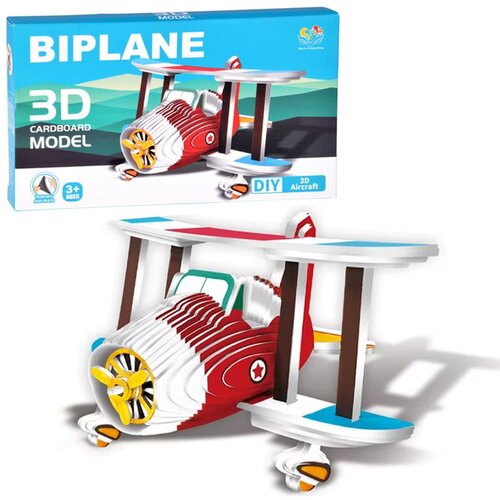  3D slagalica kartonski model AVION uradi sam DIY 62 dijela ZA5721 Cijene
