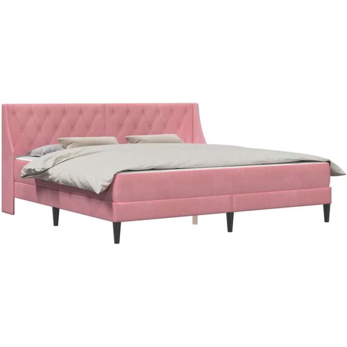  Okvir kreveta s madracem Zidne 2 pcs Ružičasta Bar&amp;scaron;un - Ružičasta 200 x 200 cm Slike