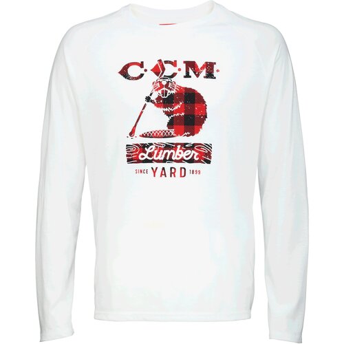 CCM men's T-shirt HOLIDAY MASCOTT LUMBER L/S TEE SR Slike