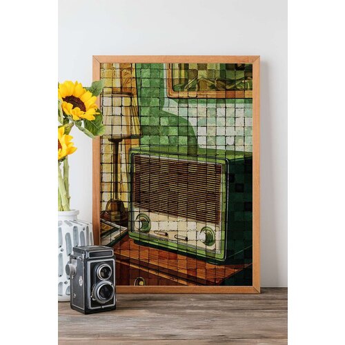 Wallity uramljena slika Popmosaıc10, 33x48 cm Cene