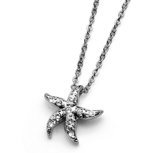 Oliver Weber Ženski Sea Starfish Crystal Lančić sa swarovski belim kristalnim priveskom Cene