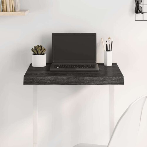 Stolna Mizna plošča temno siva 60x40x(2-6)cm obdelana trdna hrastovina Cene
