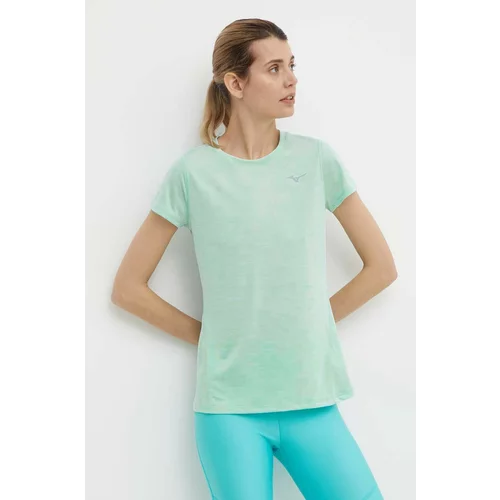 Mizuno Majica kratkih rukava za trčanje Impulse core boja: zelena